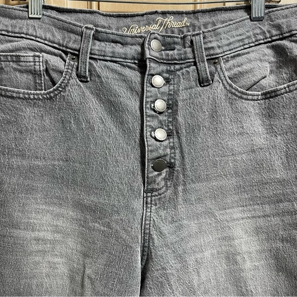 Universal Thread Vintage Straight Button Fly Hight Waist Jeans Women’s Size 12 - Picture 3 of 8